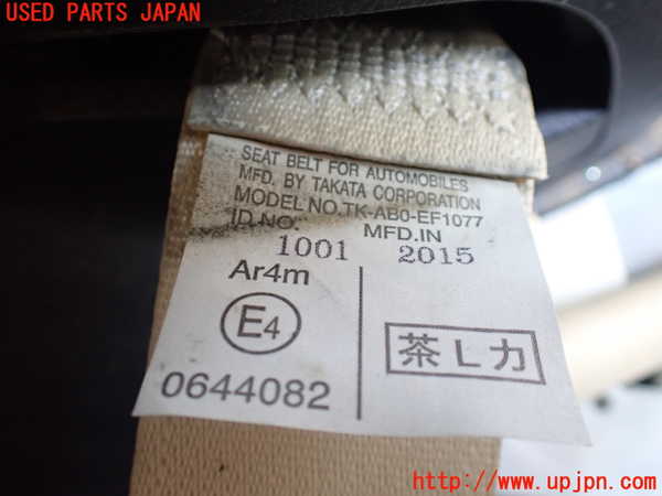 1UPJ-9239477185]アルファード(AGH35W)左2列目シートベルト 中古_2