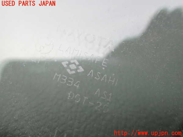 1UPJ-9239481195]アルファードハイブリッド(ATH10W)フロントガラス 中古 ASAHI M334_2
