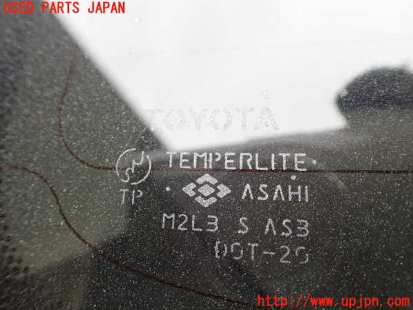 1UPJ-9239481380]アルファードハイブリッド(ATH10W)右クォーターガラス 中古 ASAHI M2L3_3
