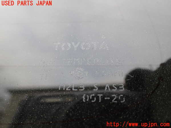1UPJ-9239481382]アルファードハイブリッド(ATH10W)左クォーターガラス 中古 ASAHI M2L3_3