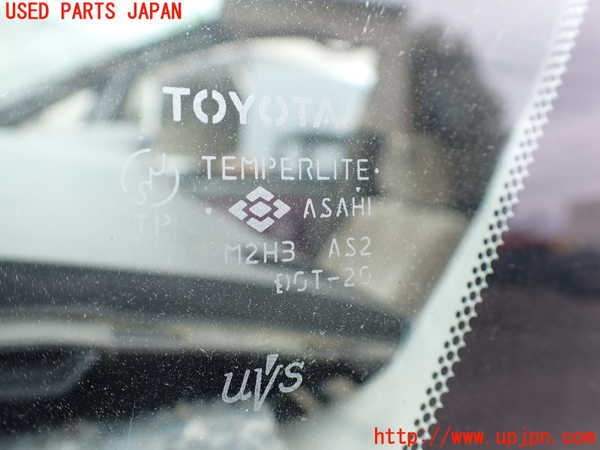 1UPJ-9239481202]アルファードハイブリッド(ATH10W)左フロント三角窓ガラス 中古 ASAHI M2H3_2