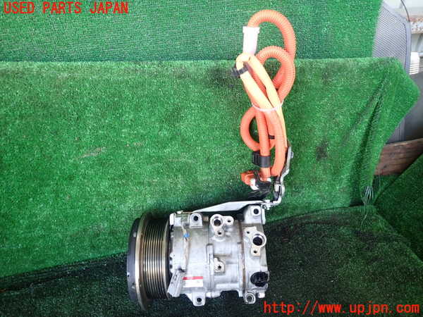 1UPJ-9239486025]アルファードハイブリッド(ATH10W)エアコンコンプレッサー 中古_2