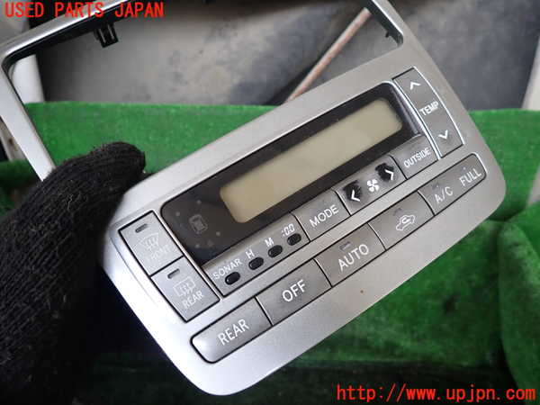 1UPJ-9239486066]アルファードハイブリッド(ATH10W)エアコンスイッチ1 中古_2