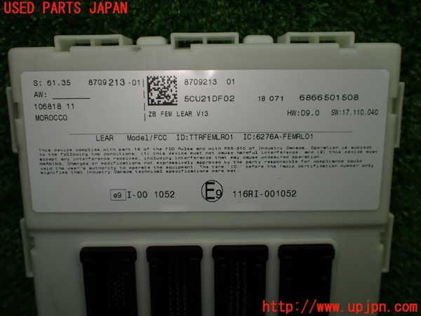 1UPJ-9239506742]BMW M4 クーペ F82(3C30)ヒューズボックス2(室内助手席側) 中古_4