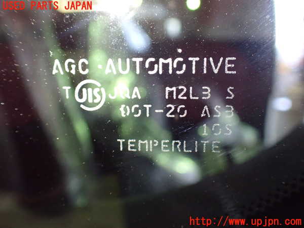 1UPJ-9239521382]セレナ Sハイブリッド(HFC26)左クォーターガラス AGC M2L3 中古_2