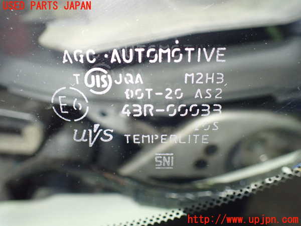 1UPJ-9239521202]セレナ Sハイブリッド(HFC26)左フロント三角窓ガラス AGC M2H3 中古_2