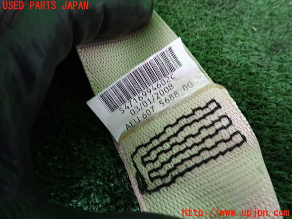 2UPJ-9239557155]BMW 335i カブリオレ(WL35)右2列目シートベルト 中古 (E93)_2