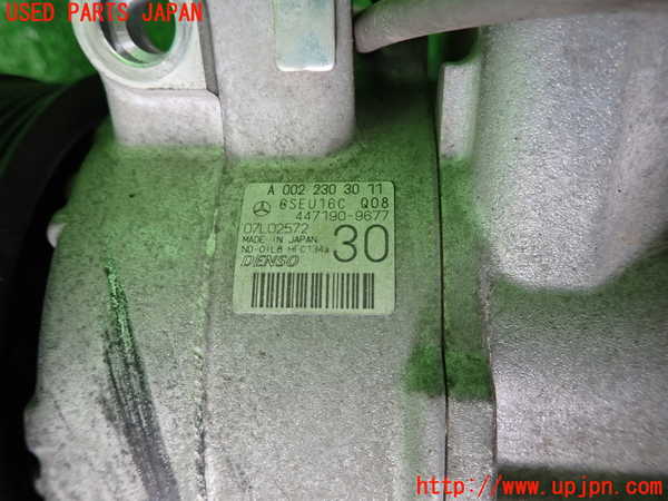 2UPJ-9239566025]ベンツ C200 コンプレッサー ステーションワゴン(204241)エアコンコンプレッサー 中古 (S204)_3