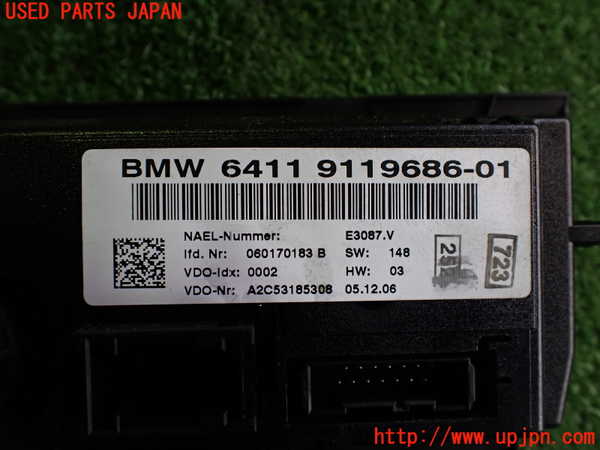 2UPJ-9239576066]BMW 325i ツーリング(VS25)(E91)エアコンスイッチ1 (ジャンク品) 中古_3