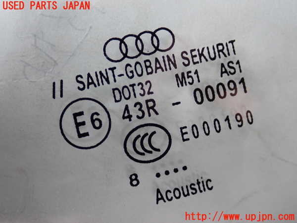 2UPJ-9239601195]アウディ・A4 アバント(8EALT)フロントガラス 中古(43R-00091 M51)_2