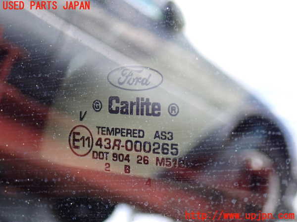 2UPJ-9239611380]エクスプローラー(1FMHK9)右クォーターガラス (43R-000265) 中古_2