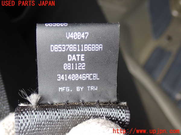 2UPJ-9239617155]エクスプローラー(1FMHK9)右2列目シートベルト 中古_2