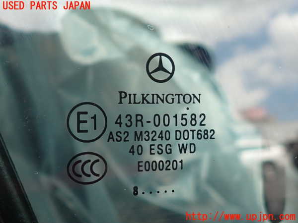 2UPJ-9239631230]ベンツ C200 コンプレッサー ステーションワゴン S204(204241)右前ドア 中古 PILKINGTON M3240 43R-001582_4