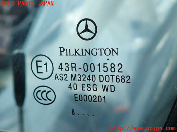 2UPJ-9239631260]ベンツ C200 コンプレッサー ステーションワゴン S204(204241)左前ドア 中古 PILKINGTON M3240 43R-001582_4