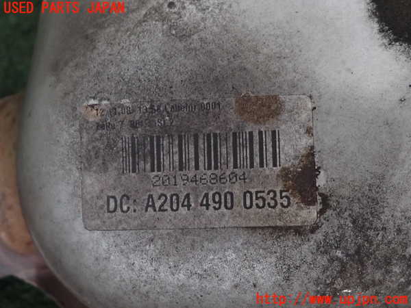 2UPJ-9239632671]ベンツ C200 コンプレッサー ステーションワゴン S204(204241)リアマフラー1 中古_4