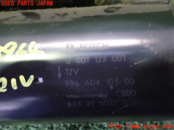 2UPJ-9239646010]ポルシェ・ボクスター(986K)セルモーター 中古_4
