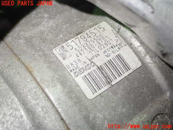 1UPJ-9239656025]アルファロメオ・ミト(95514P)エアコンコンプレッサー 中古_2