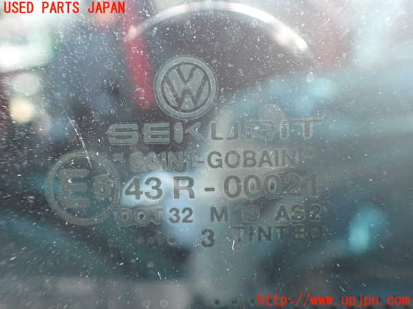 1UPJ-9239661380]VW ルポGTI(6EAVY)右クォーターガラス 43R-00021 M13 中古_3