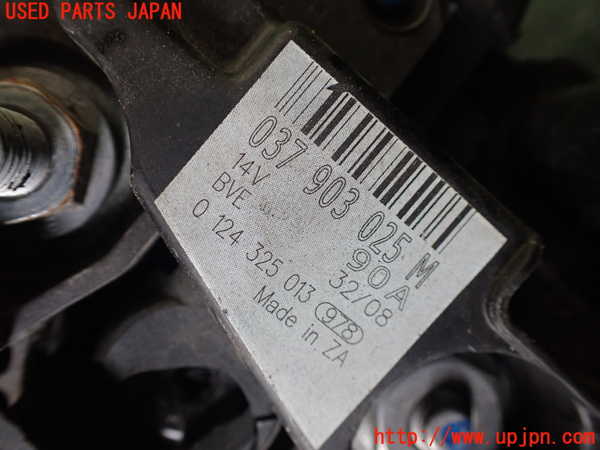 1UPJ-9239666015]VW ルポGTI(6EAVY)オルタネーター(ダイナモ) 中古_4