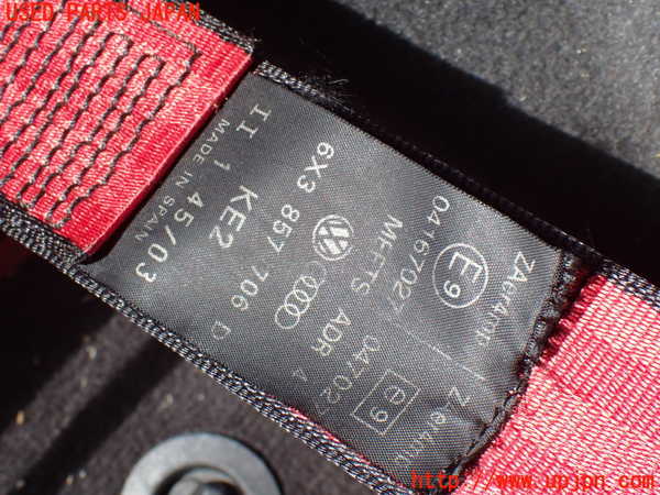 1UPJ-9239667045]VW ルポGTI(6EAVY)運転席シートベルト 中古_2