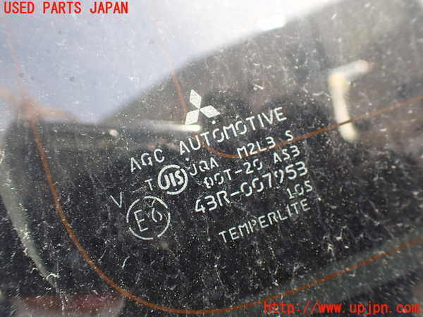1UPJ-9239691380]デリカD：5(CV2W)右クォーターガラス 中古(43R-007953 M2L3)_3