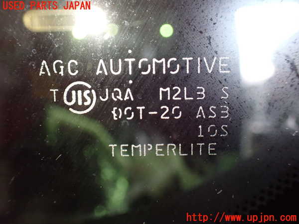 1UPJ-9239711382]セレナ Sハイブリッド(HC26)左クォーターガラス 中古 AGC M2L3_2