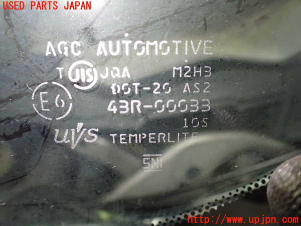 1UPJ-9239711202]セレナ Sハイブリッド(HC26)左フロント三角窓ガラス 中古 AGC M2H3 43R-00033_2