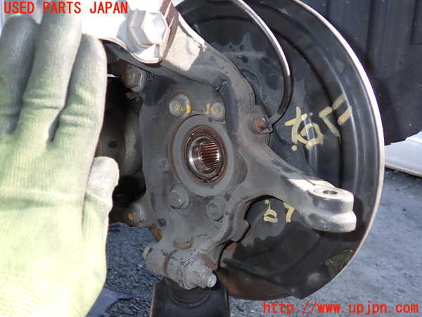1UPJ-9239734290]デュアリス(KJ10)右フロントナックルハブ 中古_2