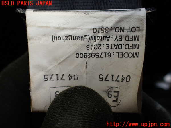 1UPJ-9239737135]デュアリス(KJ10)真中2列目シートベルト 中古_2