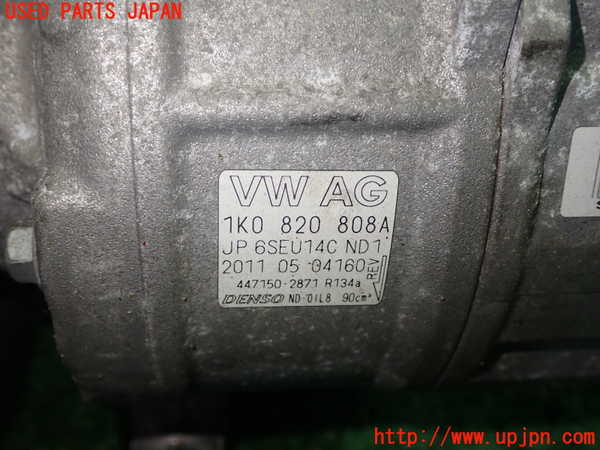 1UPJ-9239756025]アウディ・TT クーペ(8JCDA)エアコンコンプレッサー 中古_2