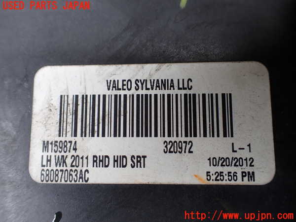 1UPJ-9239771132]ジープ・グランドチェロキー(WK36A)左ヘッドライト HID 中古_4