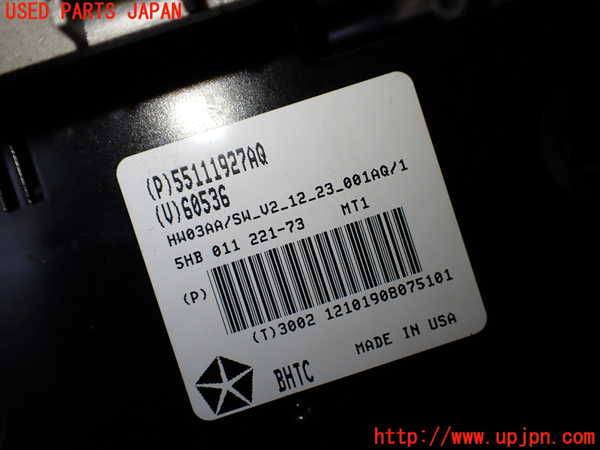 1UPJ-9239776066]ジープ・グランドチェロキー(WK36A)エアコンスイッチ1 中古_4