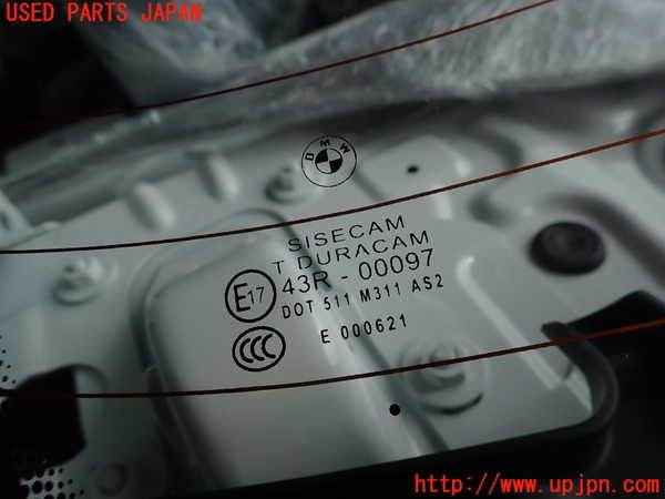 2UPJ-9239791560]BMW 320i(3B20)リアガラス (43R-00097) 中古 (F30)_2
