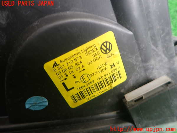2UPJ-9239801132]VW ゴルフ GTI(1KAXX)左ヘッドライト HID 中古_4