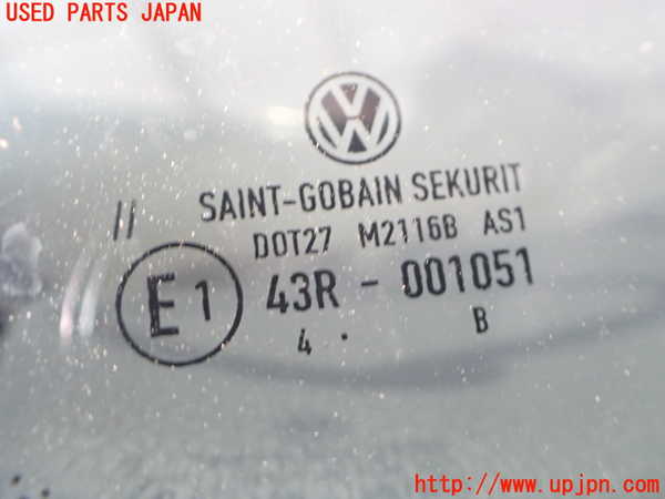 2UPJ-9239801195]VW ゴルフ GTI(1KAXX)フロントガラス 中古(43R-001051 M2116B)_5