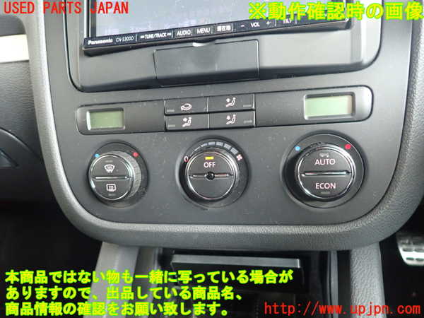 2UPJ-9239806066]VW ゴルフ GTI(1KAXX)エアコンスイッチ1 中古_3