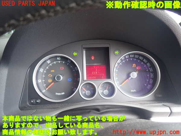 2UPJ-9239806170]VW ゴルフ GTI(1KAXX)スピードメーター 中古_5