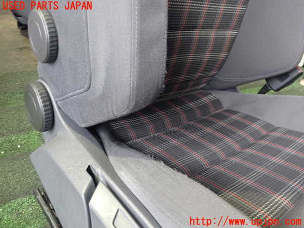 2UPJ-9239807035]VW ゴルフ GTI(1KAXX)運転席シート 中古_4