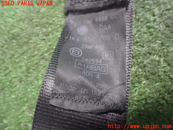 2UPJ-9239807045]VW ゴルフ GTI(1KAXX)運転席シートベルト 中古_2