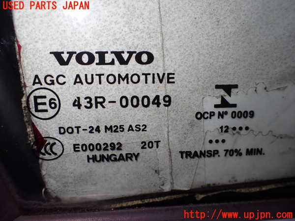 2UPJ-9239811230]ボルボ・V40(MB4164T)右前ドア 中古 AGC M25 43R-00049_4