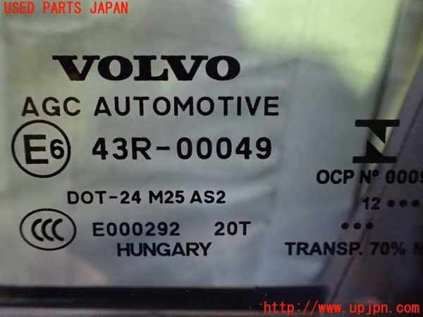 2UPJ-9239811260]ボルボ・V40(MB4164T)左前ドア 中古 AGC M25 43R-00049_3