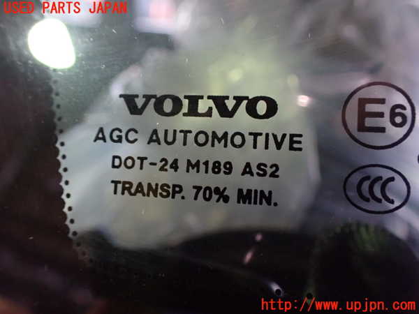 2UPJ-9239811382]ボルボ・V40(MB4164T)左クォーターガラス 中古 AGC M189 43R-00048_3