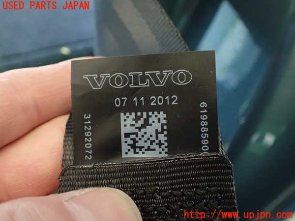 2UPJ-9239817185]ボルボ・V40(MB4164T)左2列目シートベルト 中古_2