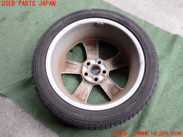 2UPJ-9239819039]ボルボ・V40(MB4164T)タイヤ　ホイール　1本④ 225/45R17 ジャンク_5