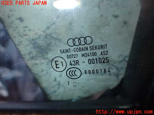 2UPJ-9239841260]アウディ・A3 スポーツバック(8PCAX)左前ドア 中古 SAINT-GOBAIN SEKURIT M24100 43R-001025_3