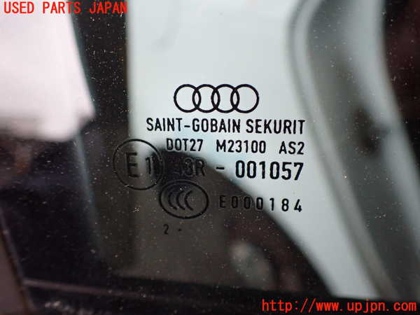 2UPJ-9239841290]アウディ・A3 スポーツバック(8PCAX)右後ドア 中古 SAINT-GOBAIN SEKURIT M23100 43R-001057_3