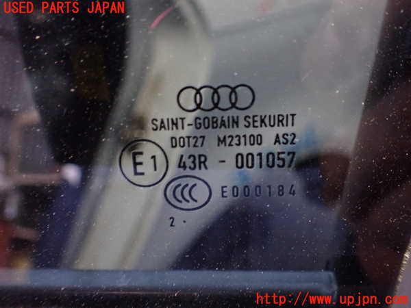 2UPJ-9239841320]アウディ・A3 スポーツバック(8PCAX)左後ドア 中古 SAINT-GOBAIN SEKURIT M23100 43R-001057_3