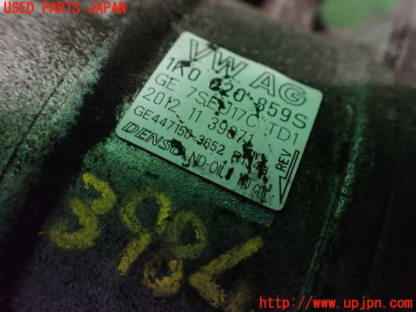 2UPJ-9239846025]アウディ・A3 スポーツバック(8PCAX)エアコンコンプレッサー 中古_3