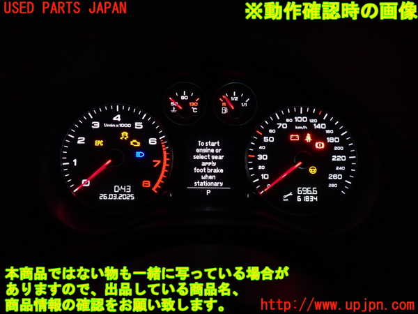 2UPJ-9239846170]アウディ・A3 スポーツバック(8PCAX)スピードメーター 中古_4