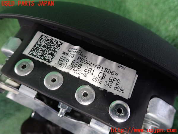 2UPJ-9239847865]アウディ・A3 スポーツバック(8PCAX)運転席側エアバッグカバー 中古_3